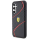 Ferrari Twist Metal Logo case for Samsung Galaxy S23 FE - black