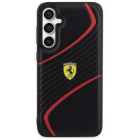 Ferrari Twist Metal Logo case for Samsung Galaxy S23 FE - black