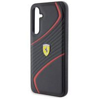 Ferrari Twist Metal Logo case for Samsung Galaxy S23 FE - black