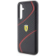 Ferrari Twist Metal Logo case for Samsung Galaxy S23 FE - black