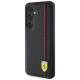 Ferrari Carbon Printed Line case for Samsung Galaxy S24 - black