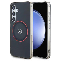Mercedes Double Layer W Red MagSafe case for Samsung Galaxy S24 - black