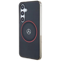 Mercedes Double Layer W Red MagSafe case for Samsung Galaxy S24 - black