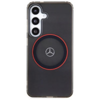 Mercedes Double Layer W Red MagSafe case for Samsung Galaxy S24 - black