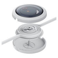 Baseus Free2Draw CB000084 retractable USB-C - Lightning / USB-C / micro USB cable 100W 1.1m - white