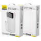 Dudao K15Pro Power Bank 20000mAh 22.5W PD USB-C / USB-A / Built-in Lightning and USB-C Cables - White