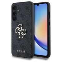 Guess 4G Big Metal Logo case for Samsung Galaxy A35 - black