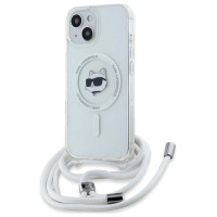 Karl Lagerfeld IML Choupette Head & Cord MagSafe case for iPhone 13 / 14 / 15 - transparent