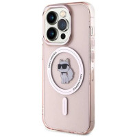Karl Lagerfeld IML Choupette MagSafe case for iPhone 14 Pro - pink