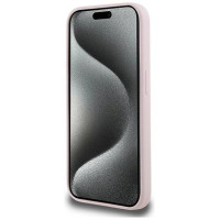 Karl Lagerfeld Silicone Karl&Choupette MagSafe case for iPhone 15 Pro Max - pink