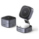 Ugreen W702 3in1 inductive charger with MagSafe / Qi2 and USB-C port for phone / headphones - black