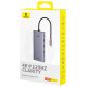 Baseus HUB Baseus PortalJoy Series 13in1 USB-C - 2x HDMI / DP / VGA / USB-A 3.1 / USB-C 3.1 / USB-A 2.0 / PD / RJ45 / SD / TF / AUX - gray