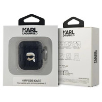 Karl Lagerfeld Monogram Karl Head case for AirPods 1 / 2 - black