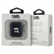 Karl Lagerfeld Monogram Karl Head case for AirPods 1 / 2 - black