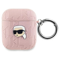 Karl Lagerfeld Monogram Karl Head case for AirPods 1 / 2 - pink