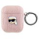 Karl Lagerfeld Monogram Karl Head case for AirPods 1 / 2 - pink
