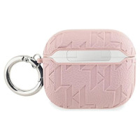 Karl Lagerfeld Monogram Choupette Head case for AirPods 3 - pink