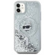 Karl Lagerfeld Liquid Glitter Choupette Head MagSafe Case for iPhone 11 / Xr - Transparent