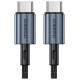 Choetech XCC-1014 USB-C / USB-C PD 60W cable - gray
