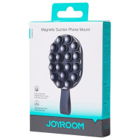 Joyroom JR-ZS393-S magnetic holder with suction cups for 4.7-7" phone - black and orange