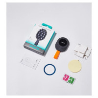 Joyroom JR-ZS393-S magnetic holder with suction cups for 4.7-7" phone - black and orange