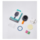 Joyroom JR-ZS393-S magnetic holder with suction cups for 4.7-7" phone - black and orange