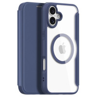 Dux Ducis Skin X Pro iPhone 16 Case with MagSafe and Flip - Blue
