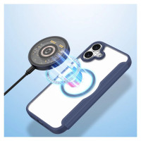 Dux Ducis Skin X Pro iPhone 16 Case with MagSafe and Flip - Blue
