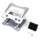 Wozinsky WRS-CPY75DSS Aluminum Laptop and Tablet Stand + Free Smartphone Stand - Silver