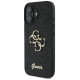 Guess Fixed Glitter Big 4G case for iPhone 16 Plus - black