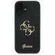 Guess Fixed Glitter Big 4G case for iPhone 16 Plus - black