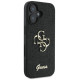 Guess Fixed Glitter Big 4G case for iPhone 16 Plus - black