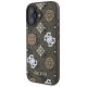 Guess 4G Printed Stripes MagSafe iPhone 16 Case - Brown