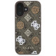 Guess 4G Printed Stripes MagSafe iPhone 16 Case - Brown