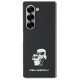 Karl Lagerfeld Saffiano Metal Pin Case for Samsung Galaxy Z Fold 6 - Black