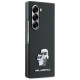 Karl Lagerfeld Saffiano Metal Pin Case for Samsung Galaxy Z Fold 6 - Black