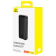 Baseus Airpow 20W 20000mAh Power Bank with Baseus Simple Series USB-A - USB-C 50cm Cable - Black