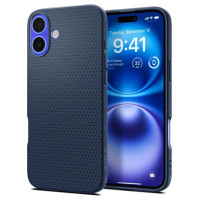 Spigen Liquid Air iPhone 16 Case - Blue