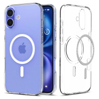 Spigen Liquid Crystal Mag Case with MagSafe for iPhone 16 Plus - Clear