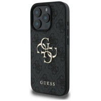 Guess 4G Big Logo iPhone 16 Pro Case - Black