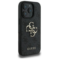 Guess 4G Big Logo iPhone 16 Pro Case - Black