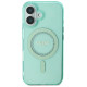 Guess IML Rhinestones MagSafe iPhone 16 Case - Green