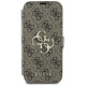 Guess 4G Metal Logo iPhone 16 Case - Brown