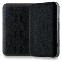 Karl Lagerfeld Powerbank inductive KLPB5FPGKSKIHK 16W 5000mAh black/black Karl Head Pin MagSafe
