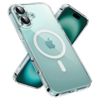 Ugreen Classy Clear Magnetic iPhone 16 Case - Transparent
