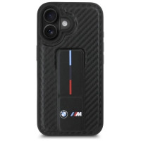 BMW M Grip Stand Smooth and Carbon case for iPhone 16 - black