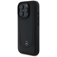 Mercedes Leather Urban Case for iPhone 16 Pro Max - Black