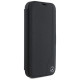 Mercedes Leather Wood Imitation iPhone 16 Case - Black