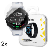 Wozinsky Full Glue Tempered Glass for Garmin Forerunner 265S 46mm (2 pcs.)