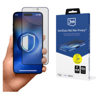 3Mk Protection Tempered Glass 3mk Hardglass Matt Max Privacy for Apple iPhone 15 Plus/16 Plus